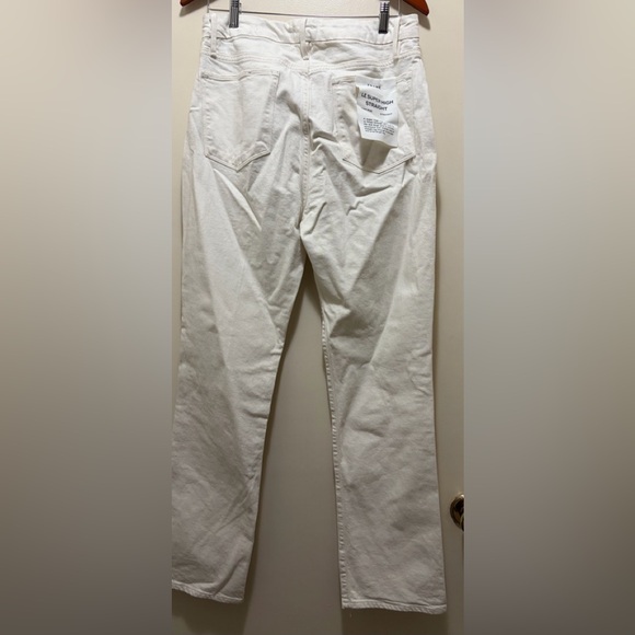 FRAME- Cream 'Le Super High Straight'. Size: 31 Rtl $245 - Picture 2 of 14